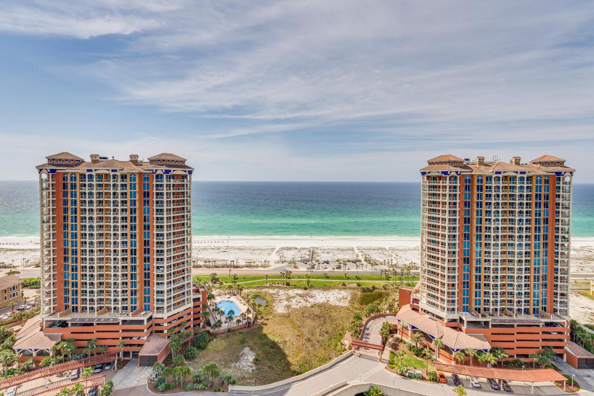 Pensacola Beach Penthouse With View And Pool Access! Exterior photo